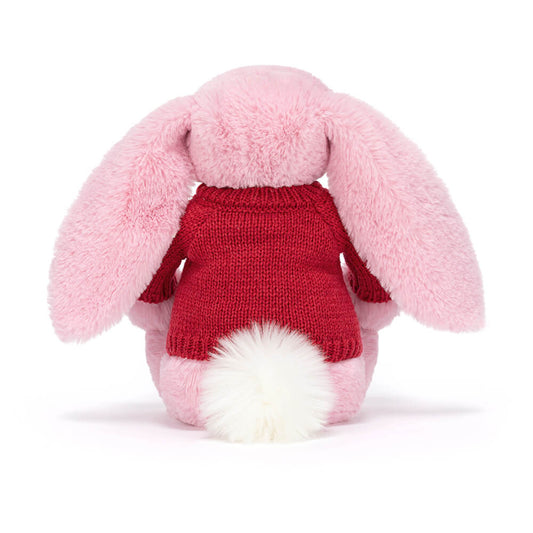 Blushkin Blossom Luxe Bunny With Personalized Red Jumper - US 7110