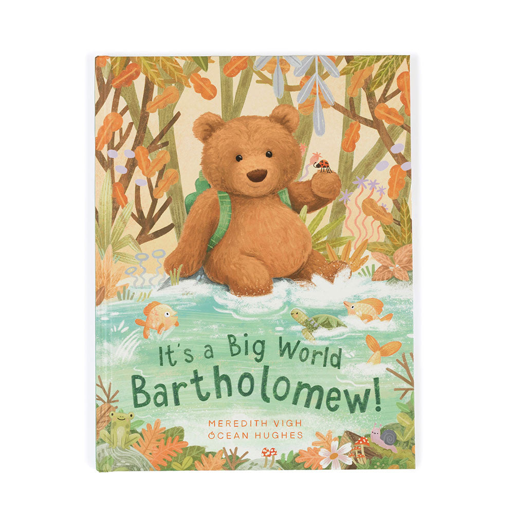It's A Big World Bartholomew Book & Bartholomew Bear Medium - US 0885