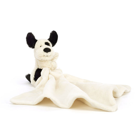Bashful Black & Cream Puppy Soother - US 2059