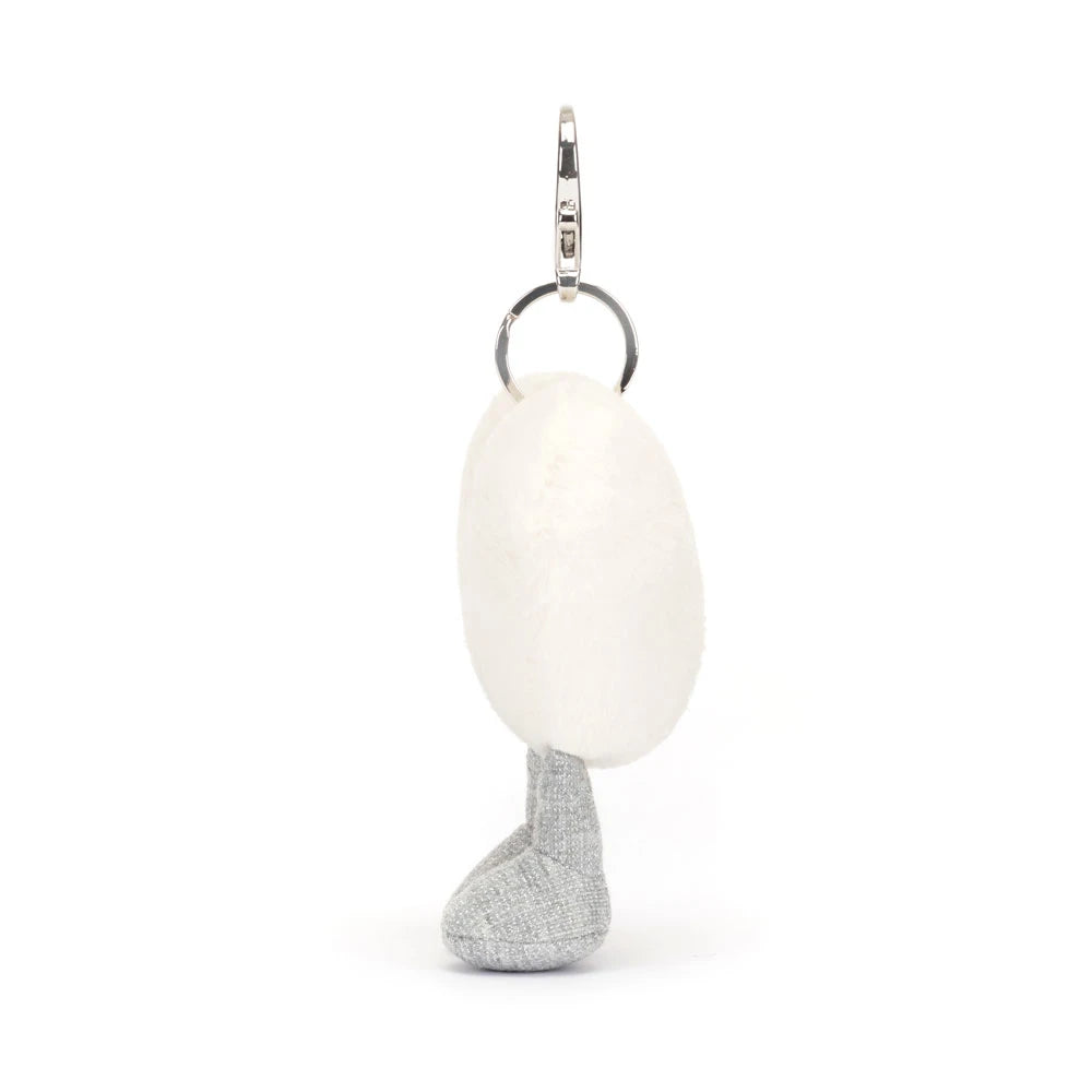 Amuseables Cream Heart Bag Charm - US 7624