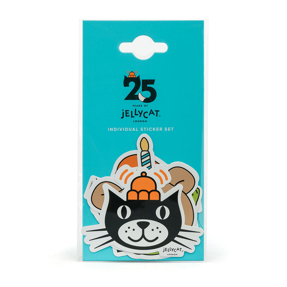 Jellycat 25th Anniversary Stickers - US 2373