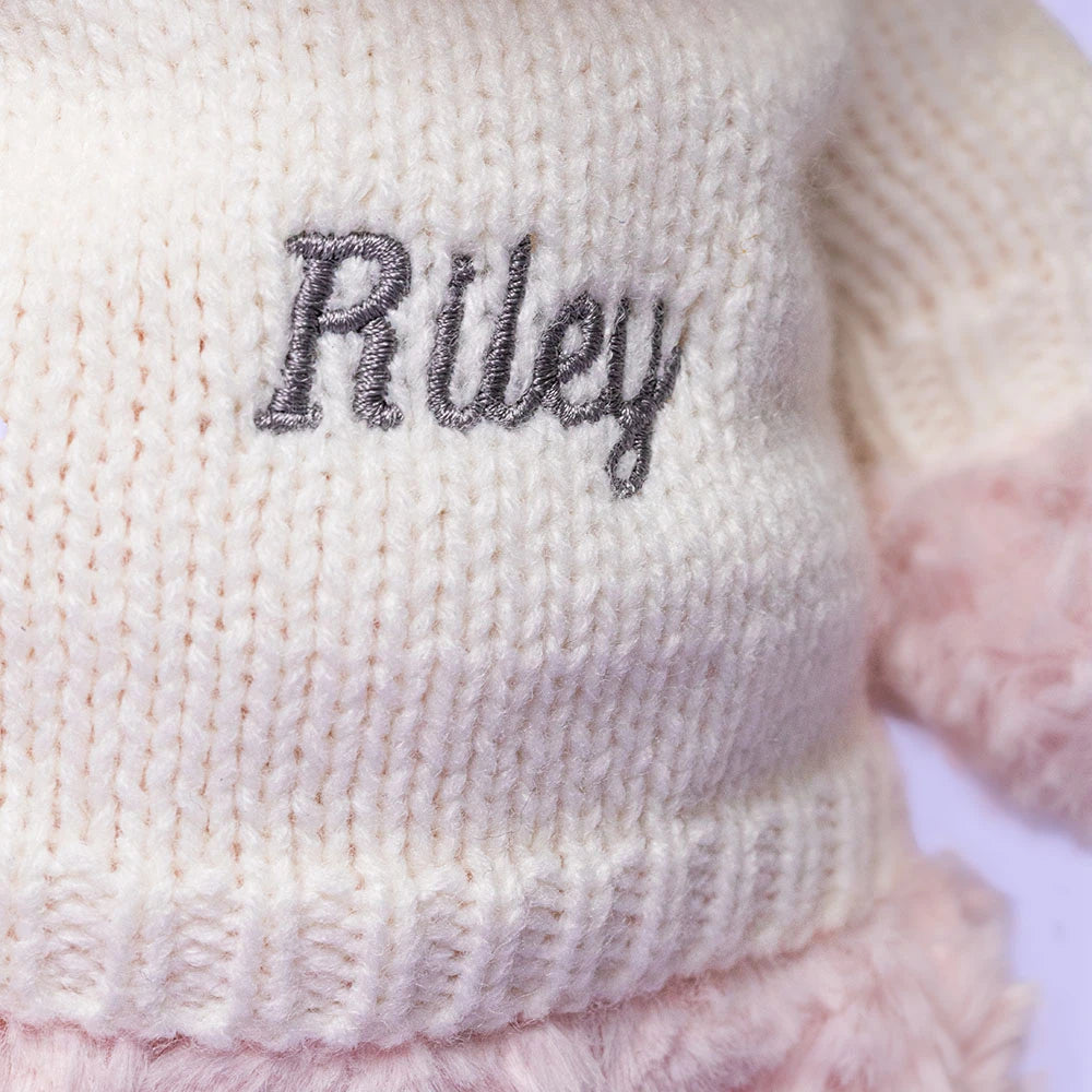 Leola Bear With Personalized Cream Jumper - US 5633