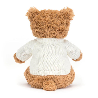 Bartholomew Bear With Personalized Cream Jumper - US 1448