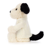 Bashful Black & Cream Puppy With Personalized Cream Jumper - US 6049