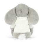 Bashful Luxe Elephant Thuddeus With Personalized Cream Jumper - US 0887
