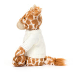 Bashful Giraffe With Personalized Cream Jumper - US 5957