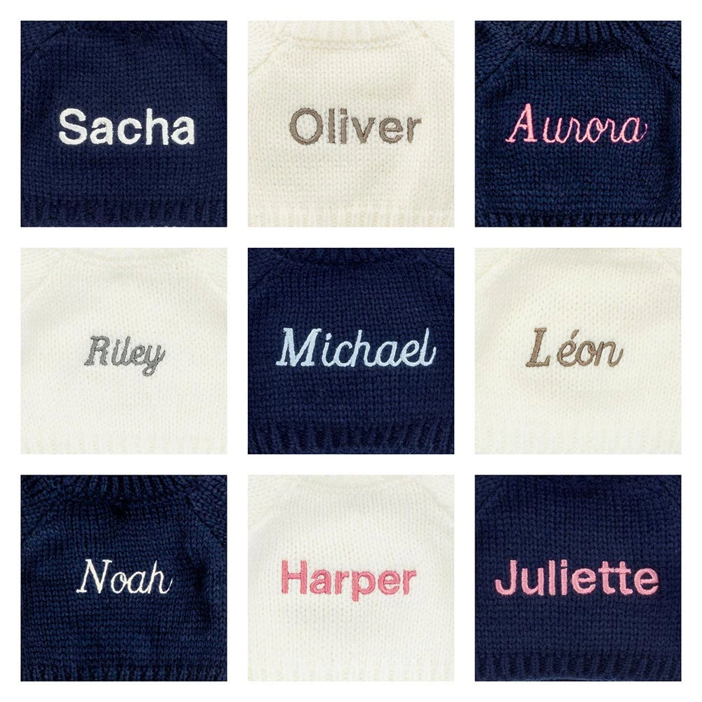 Bashful Kitten With Personalized Cream Jumper - US 5819