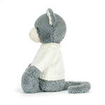 Bashful Kitten With Personalized Cream Jumper - US 5819