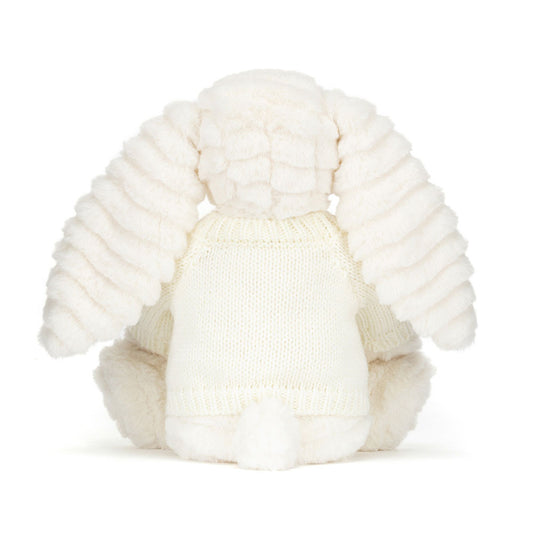 Bashful Luxe Bunny Nimbus With Personalized Cream Jumper - US 7828