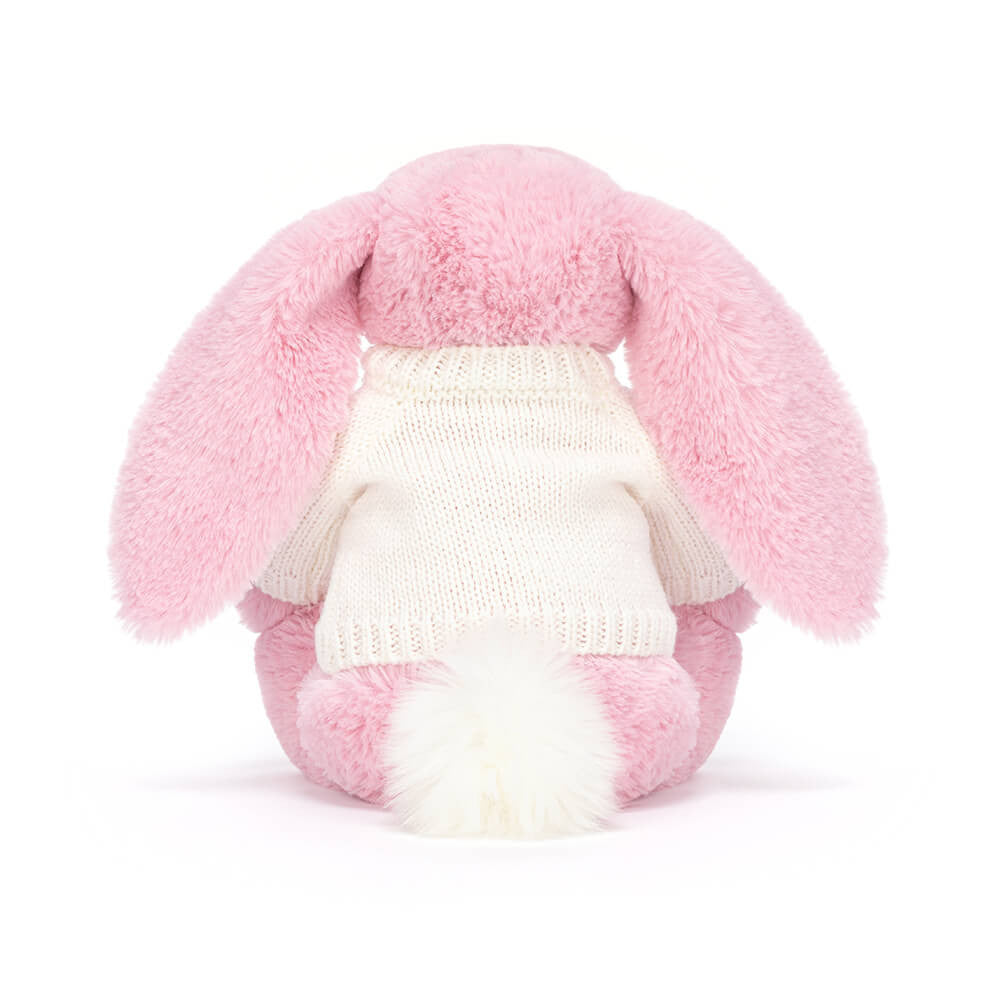 Blushkin Blossom Luxe Bunny With Personalized Cream Jumper - US 2645