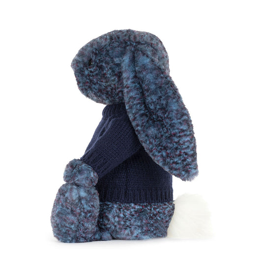 Hopscone Luxe Bunny With Personalized Navy Jumper - US 7795