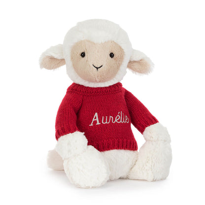 Skipson Lamb With Personalized Red Jumper - US 3260