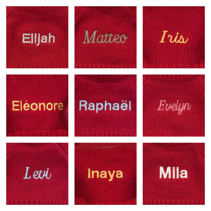 Bashful Luxe Bunny Rosa With Personalized Red Jumper - US 0231