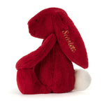 Personalized Bashful Luxe Bunny Scarlett Huge - US 7472