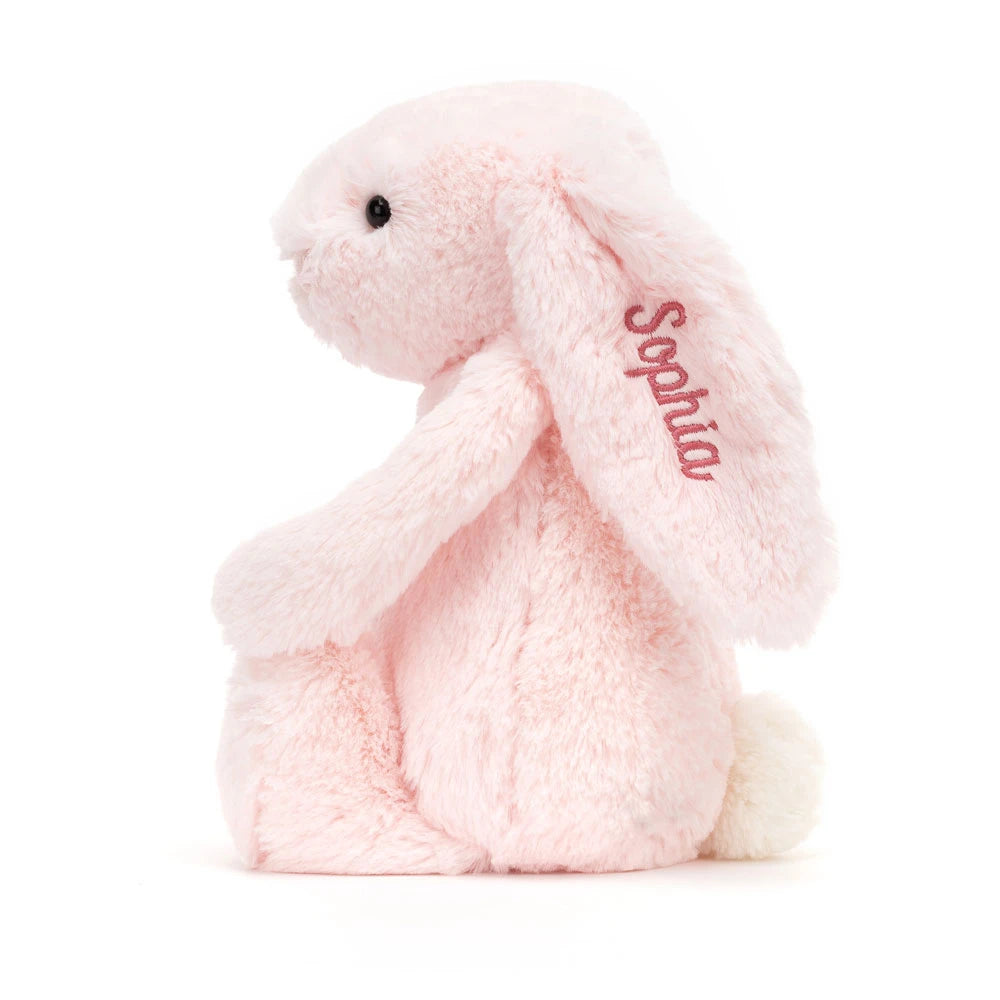 Personalized Bashful Pink Bunny Medium - US 8204