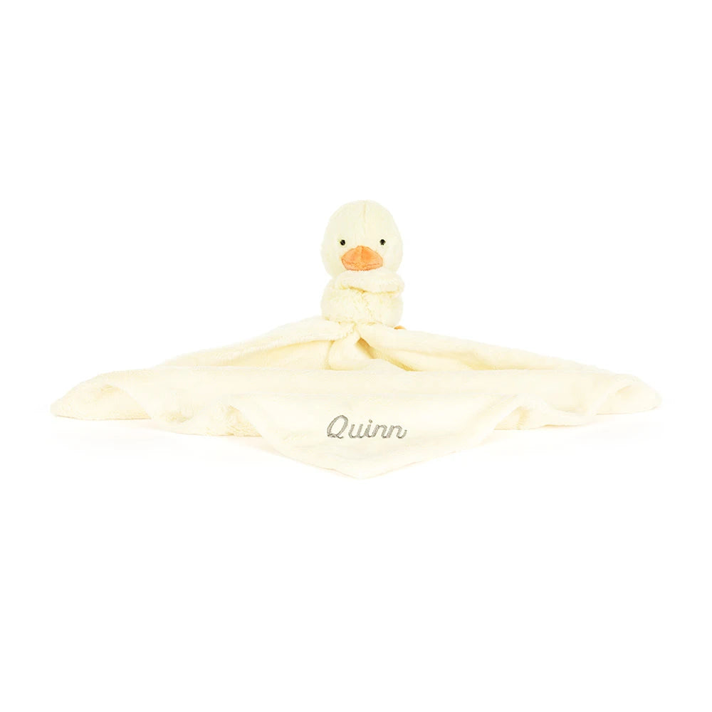 Personalized Bashful Duckling Soother - US 8135