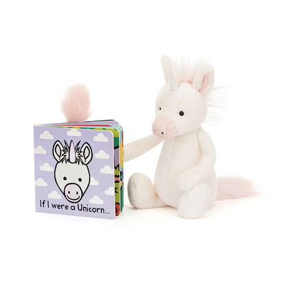 If I Were A Unicorn Board Book & Bashful Unicorn Medium - US 5119