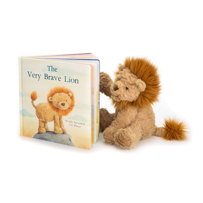 The Very Brave Lion Book & Fuddlewuddle Lion Medium - US 1154