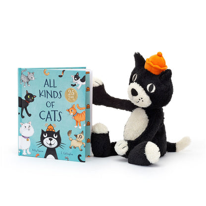 All Kinds Of Cats Book & Jellycat Jack Medium - US 6743