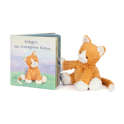Ginger, The Courageous Kitten Book And Fuddlewuddle Ginger Cat - US 6242