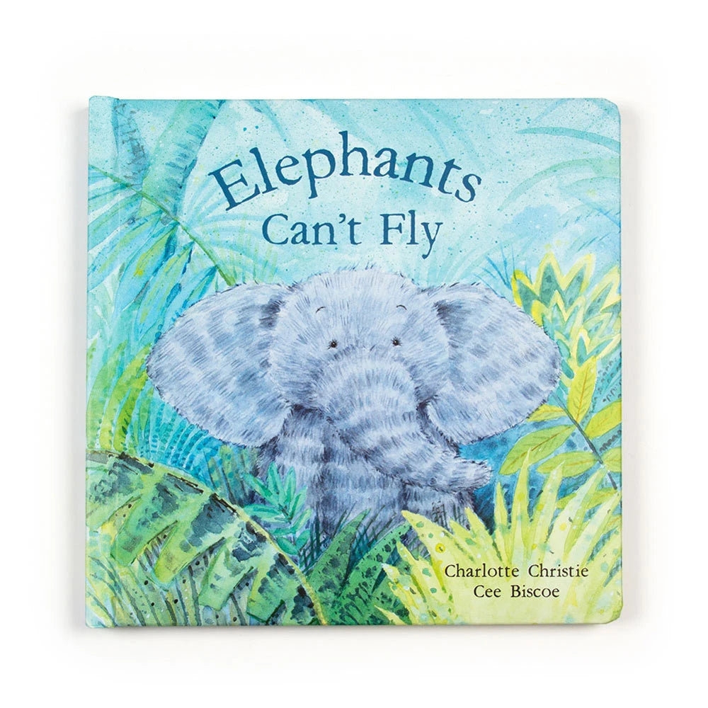 Elephants Can't Fly Book & Fuddlewuddle Elephant Medium - US 0232