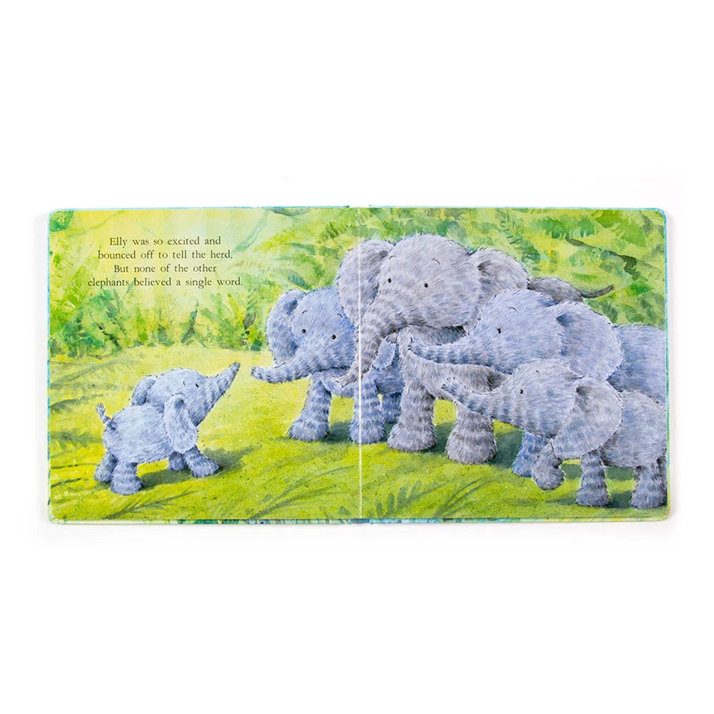 Elephants Can't Fly Book & Fuddlewuddle Elephant Medium - US 0232