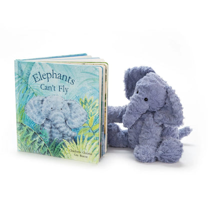 Elephants Can't Fly Book & Fuddlewuddle Elephant Medium - US 0232