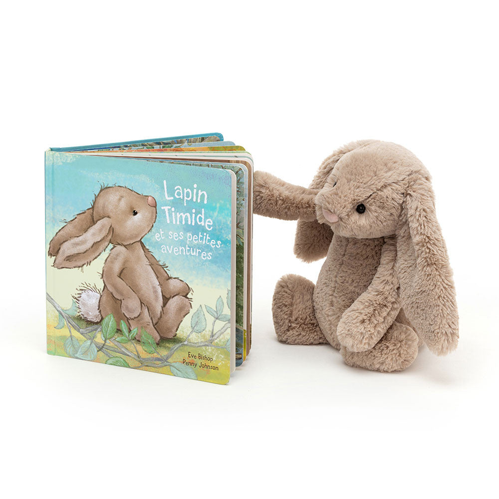 Lapin Timide Et Ses Petites Aventures & Bashful Beige Bunny Medium - US 0948