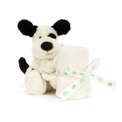 Bashful Black & Cream Puppy Soother - US 2059